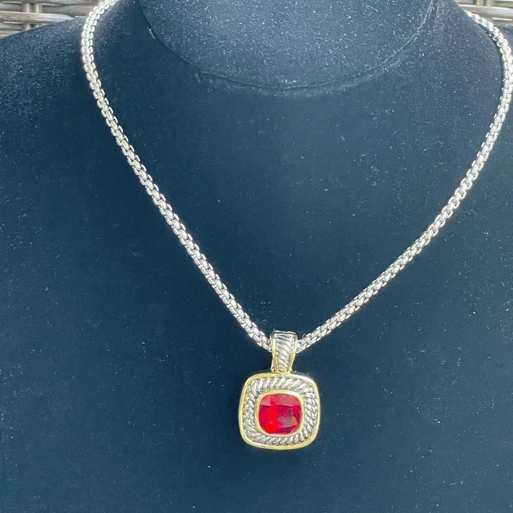 RUBY BRIDAL NECKLACE